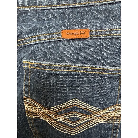 Wrangler FR Blue Jeans Women’s Sz 11 34x30 Flame Resistant Straight Leg - Picture 6 of 13